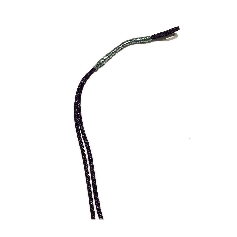 黑銀色拉圈開口繞線圈 扣頭扣環配件2個【十方】149391