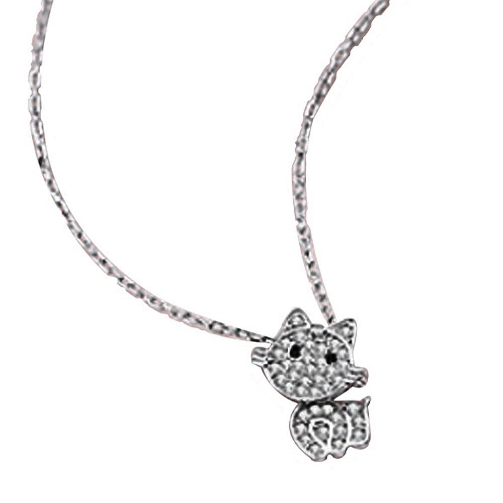 俏貓咪 925純銀 項鍊【十方】149317