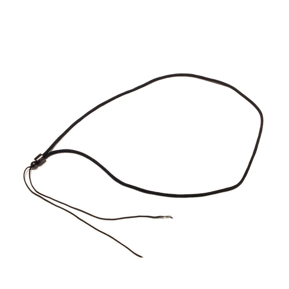 黑檀吉祥雲襄銀絲+黑色中國結項鍊 配件【十方】149375