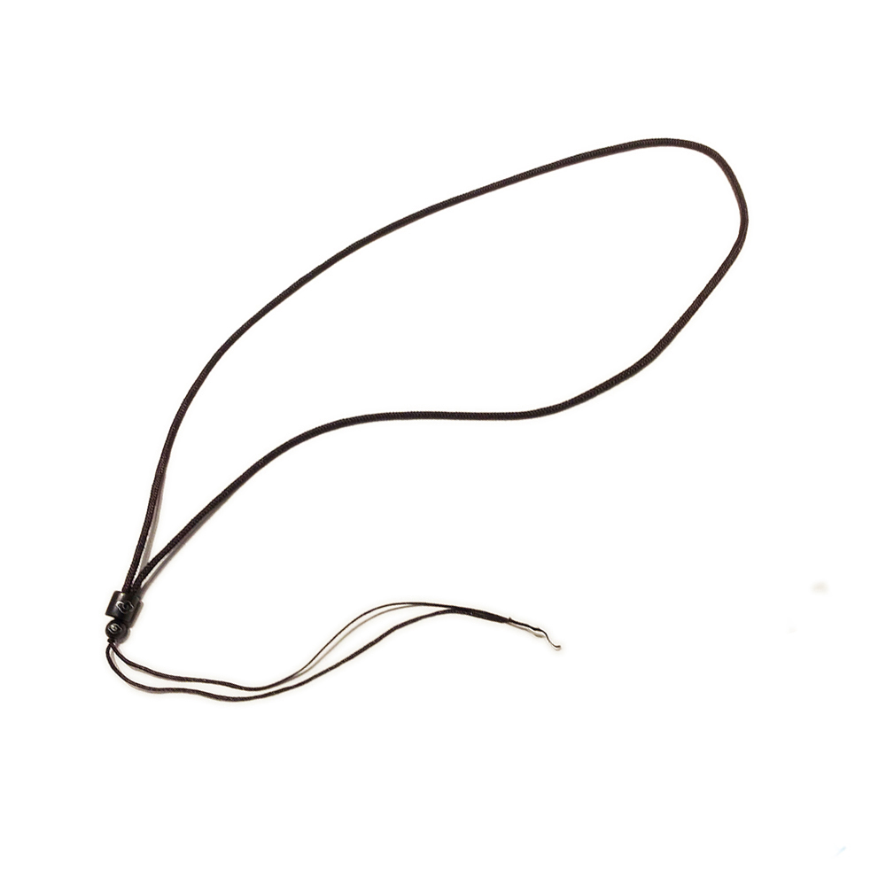 黑檀吉祥雲襄銀絲+褐色中國結項鍊 配件【十方】149369