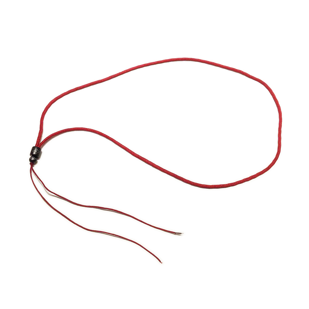 黑檀吉祥雲襄銀絲+咖啡色中國結項鍊 配件【十方】149374