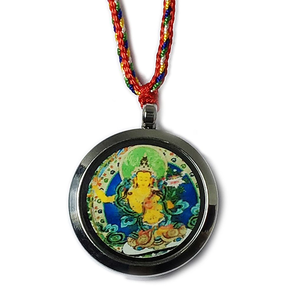 文殊菩薩 鈦鋼嘎屋五色線項鍊【十方】149431