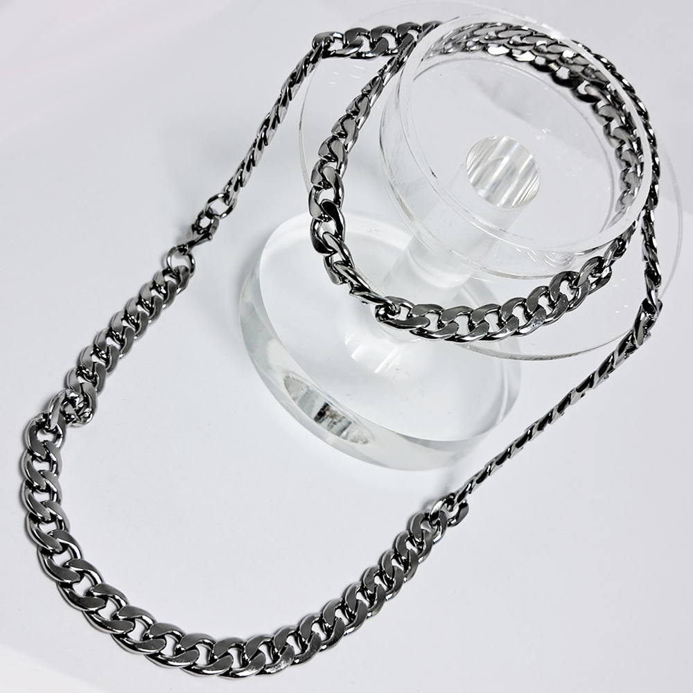 時尚單鏈60公分鈦鋼項鍊7mmC【十方】149544