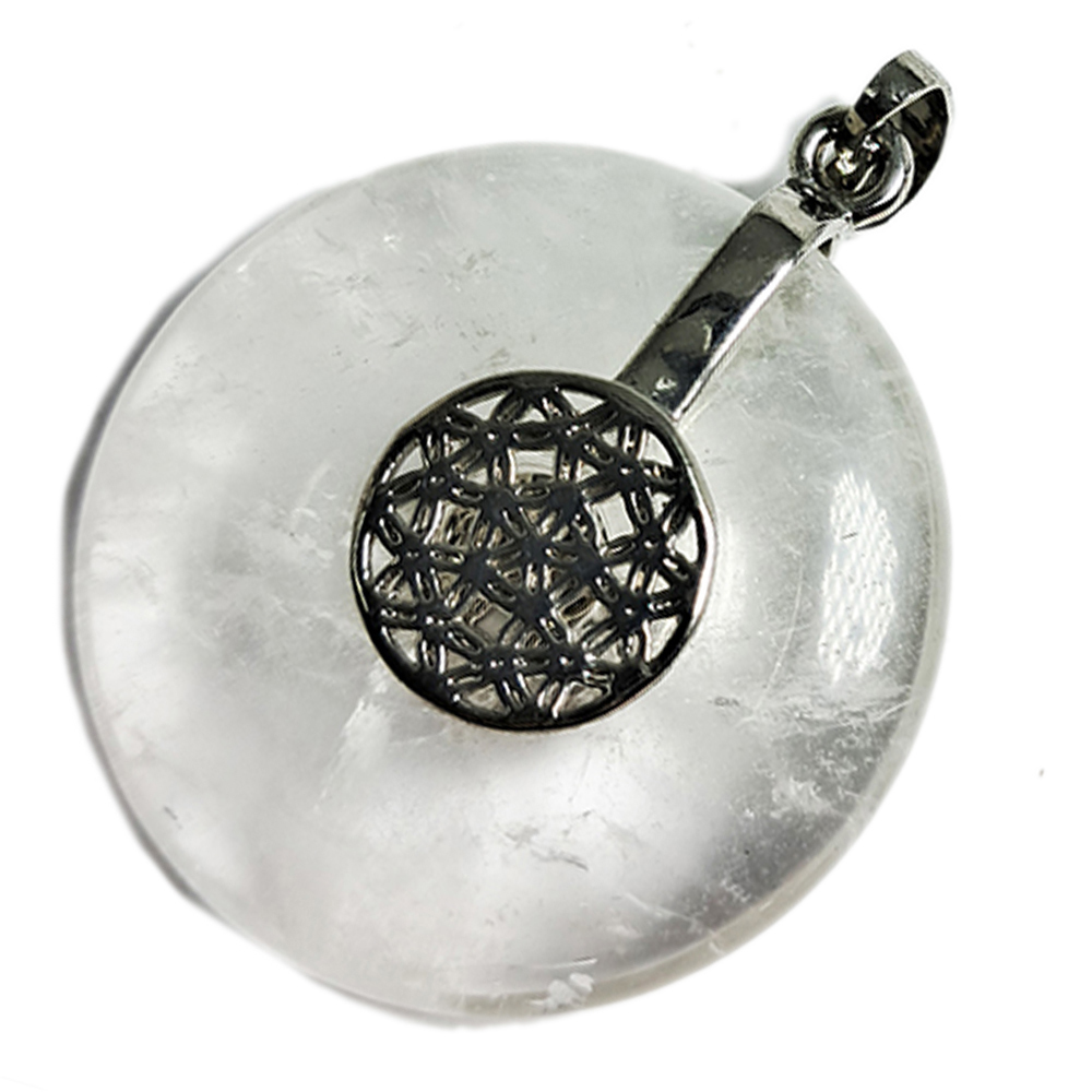 水晶平安扣墜飾【十方】150325