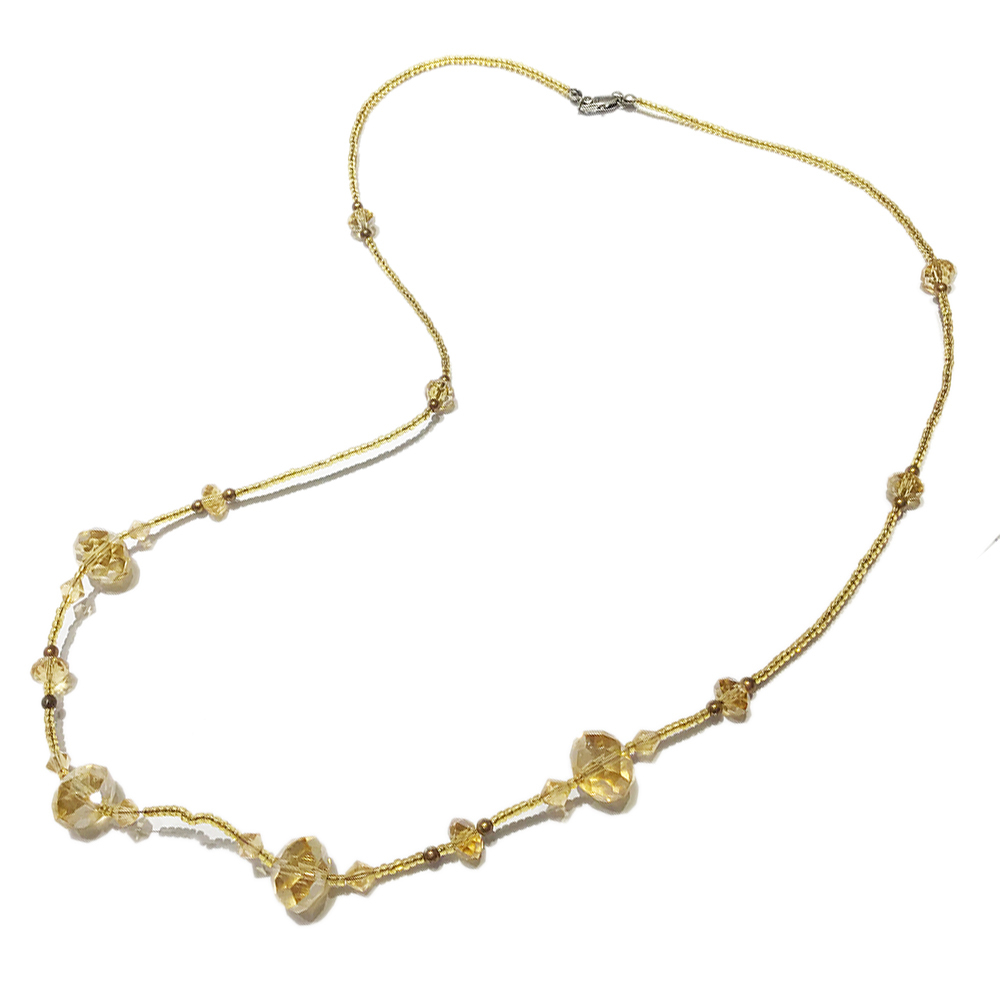 黃琉璃水晶項鍊【十方】151025