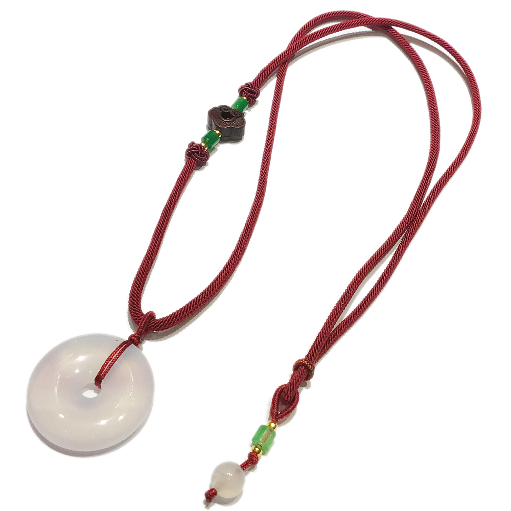 平安扣 白玉髓項鍊【十方】150987