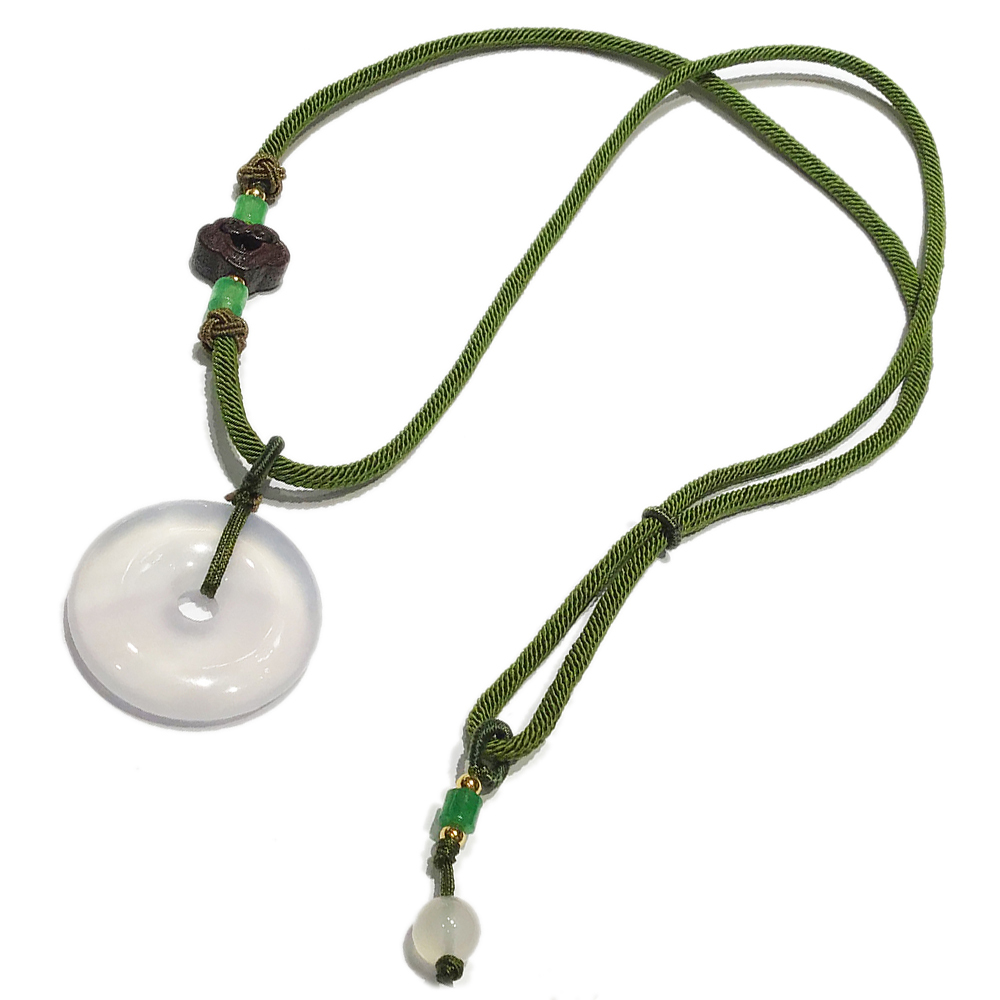 平安扣 白玉髓項鍊【十方】150990