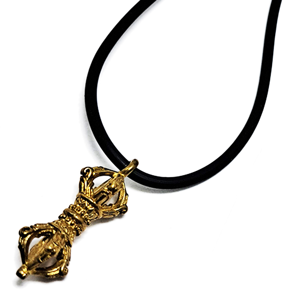 金剛杵+黑繩項鍊【十方】151007