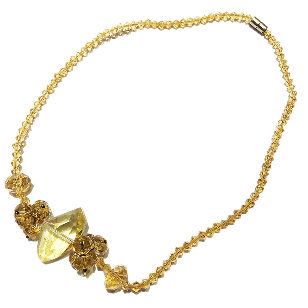 黃琉璃水晶項鍊【十方】151026