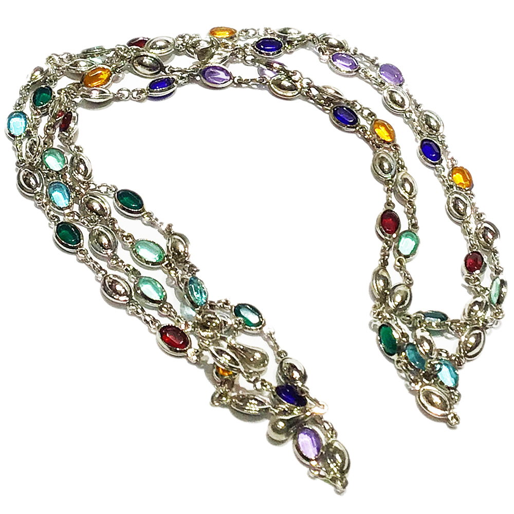 七彩琉璃水晶腰鍊【十方】150999