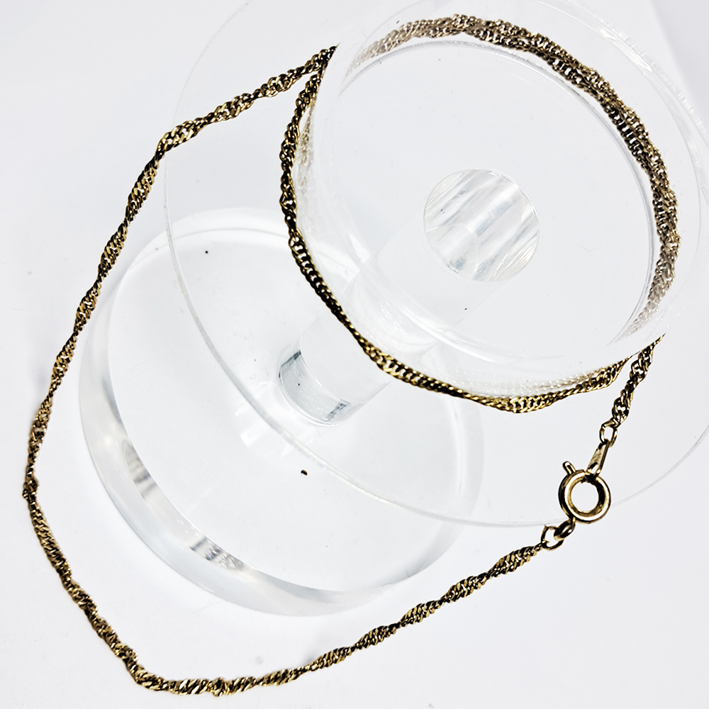 水波鍍金項鍊【十方】150983