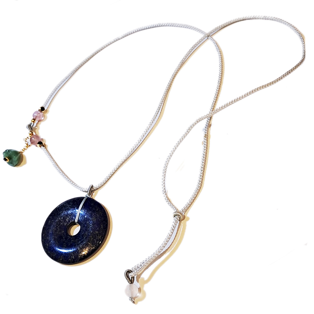 平安扣{青金石} 中國結項鍊【十方】151492