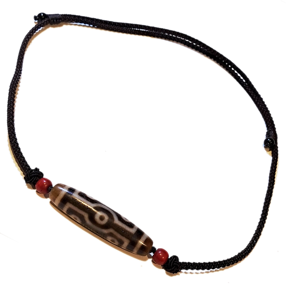 西藏七眼天珠 中國結項鍊【十方】151491