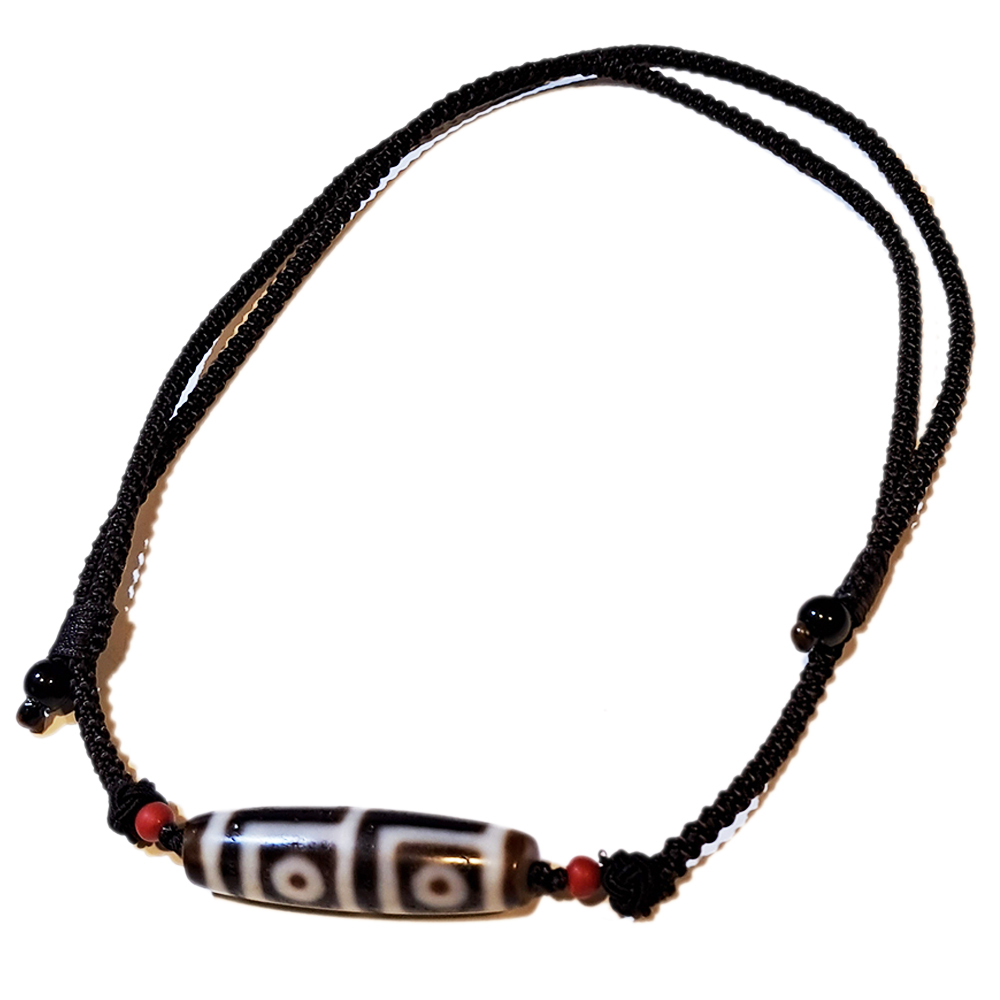 四眼天珠 旭日東昇 中國結項鍊【十方】151490