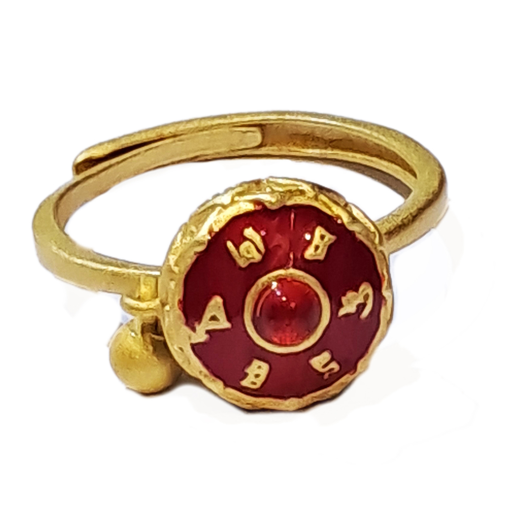 六字箴言 沙金 戒指【十方】151153