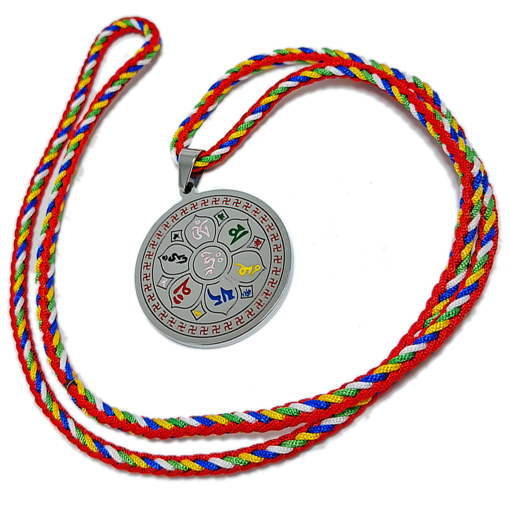 六字真言&大衛星五色線項鍊【十方】151318