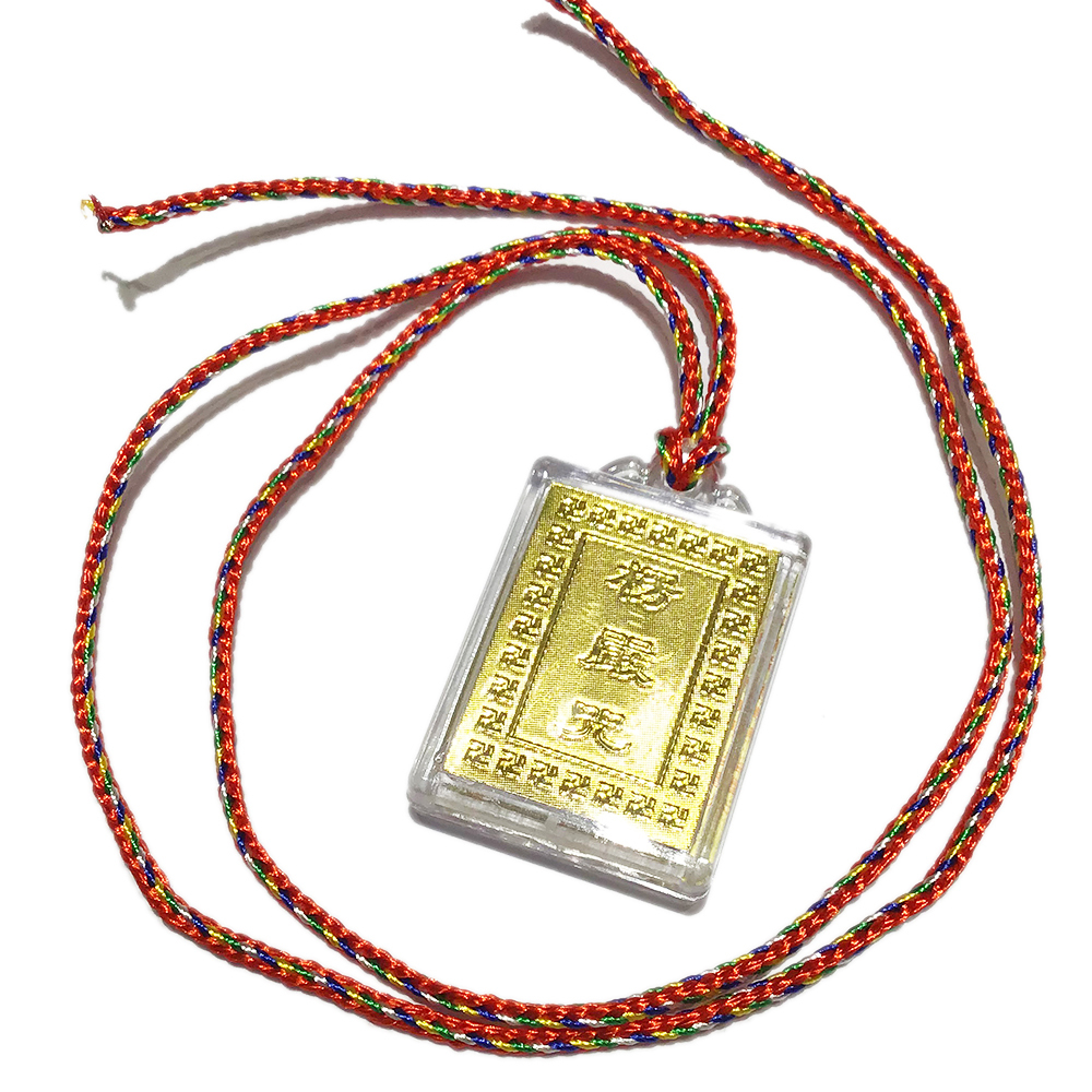 楞嚴咒{壓克力}五色繩項鍊S【十方】151158