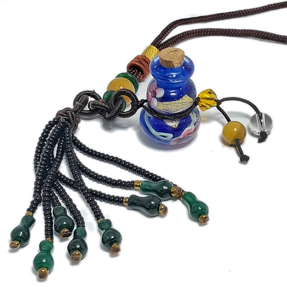 福祿藍琉璃{精油瓶}掛飾【十方】152143