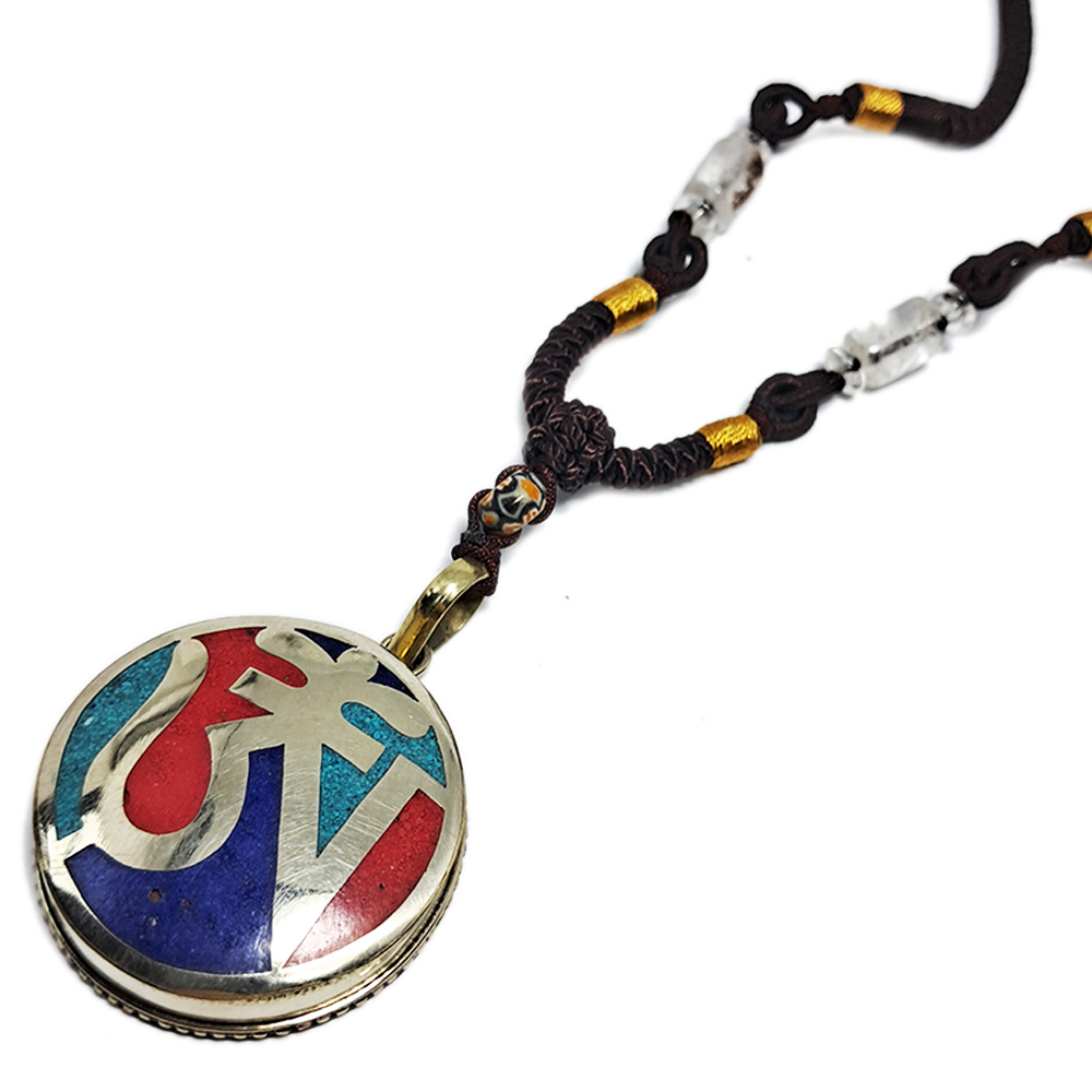 嗡＆綠松石嘎屋項鍊【十方】152175