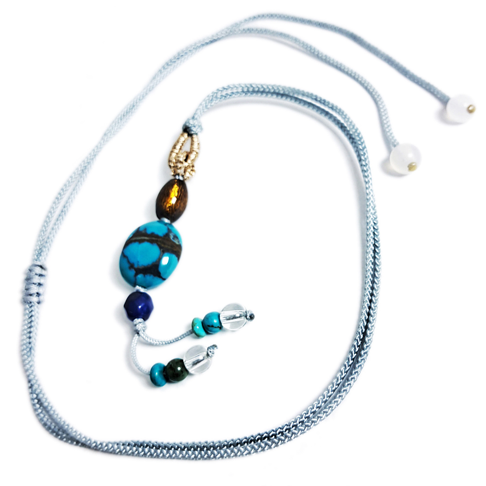 綠松石&安神中國結項鍊【十方】152295