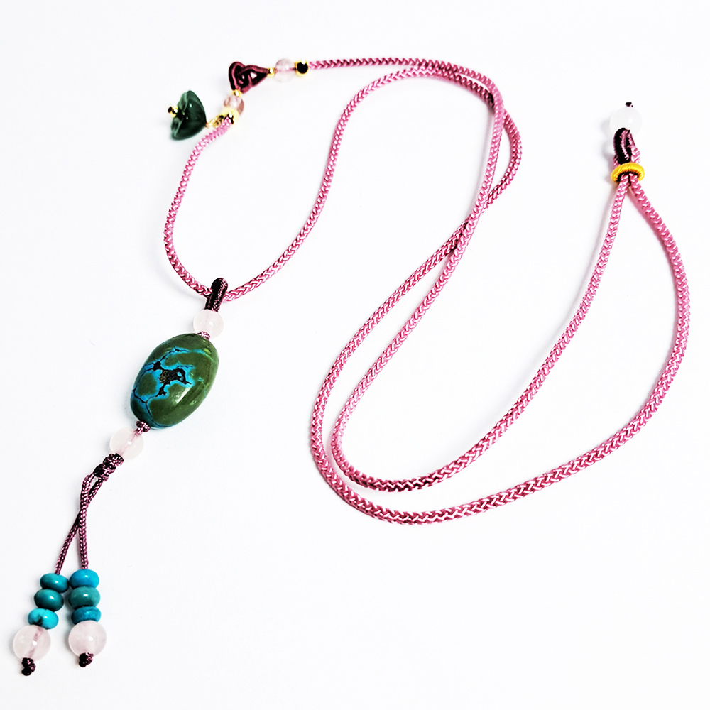 綠松石&安神中國結項鍊【十方】152288