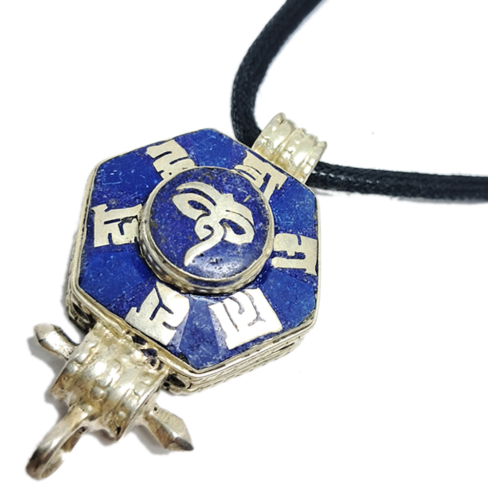 佛眼+六字真言嘎嗚+黑繩項鍊【十方】152176