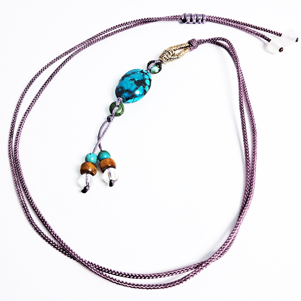 綠松石&安神中國結項鍊【十方】152294