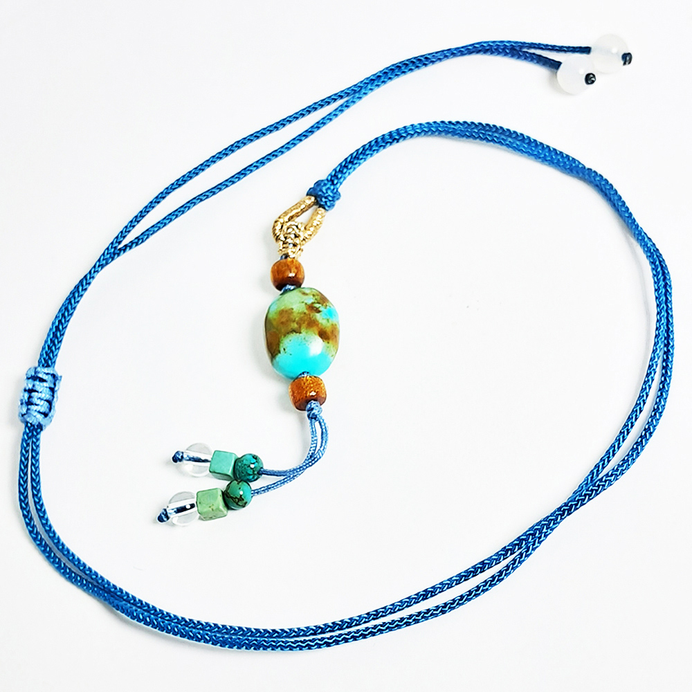 綠松石&安神中國結項鍊【十方】152300