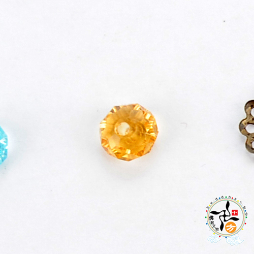 黃晶 晶鑽珠5mm【十方】112015