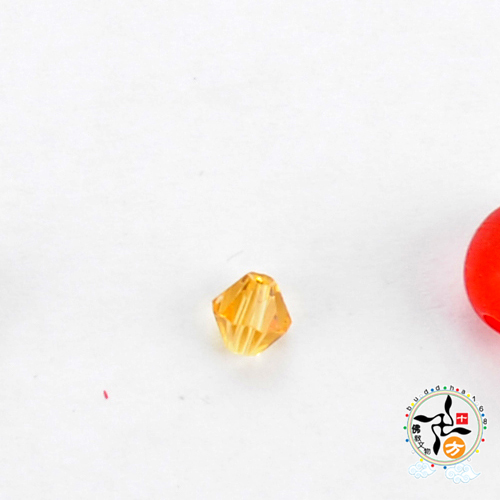 黃晶 晶鑽珠4mm【十方】112033