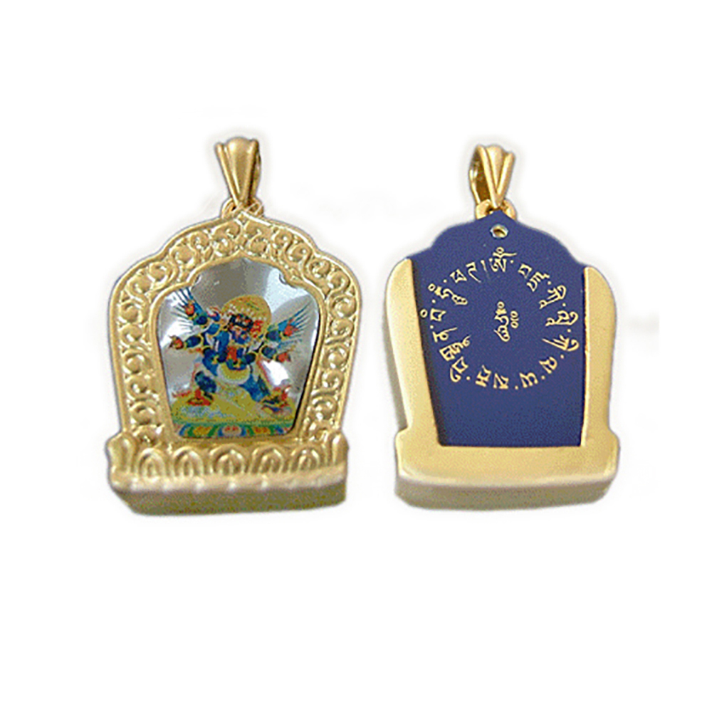 普巴金剛咒牌{錫}鍍金嘎嗚【十方】115178