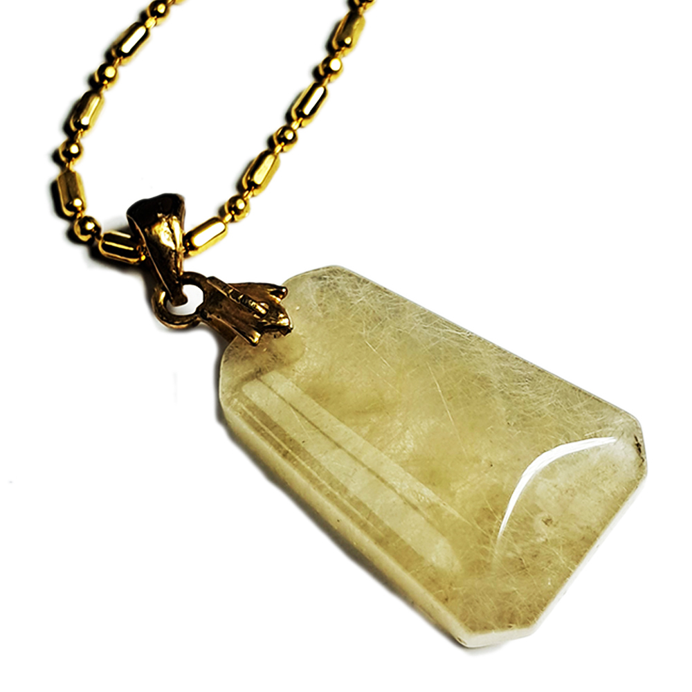 金絲髮晶項鍊【十方】119938