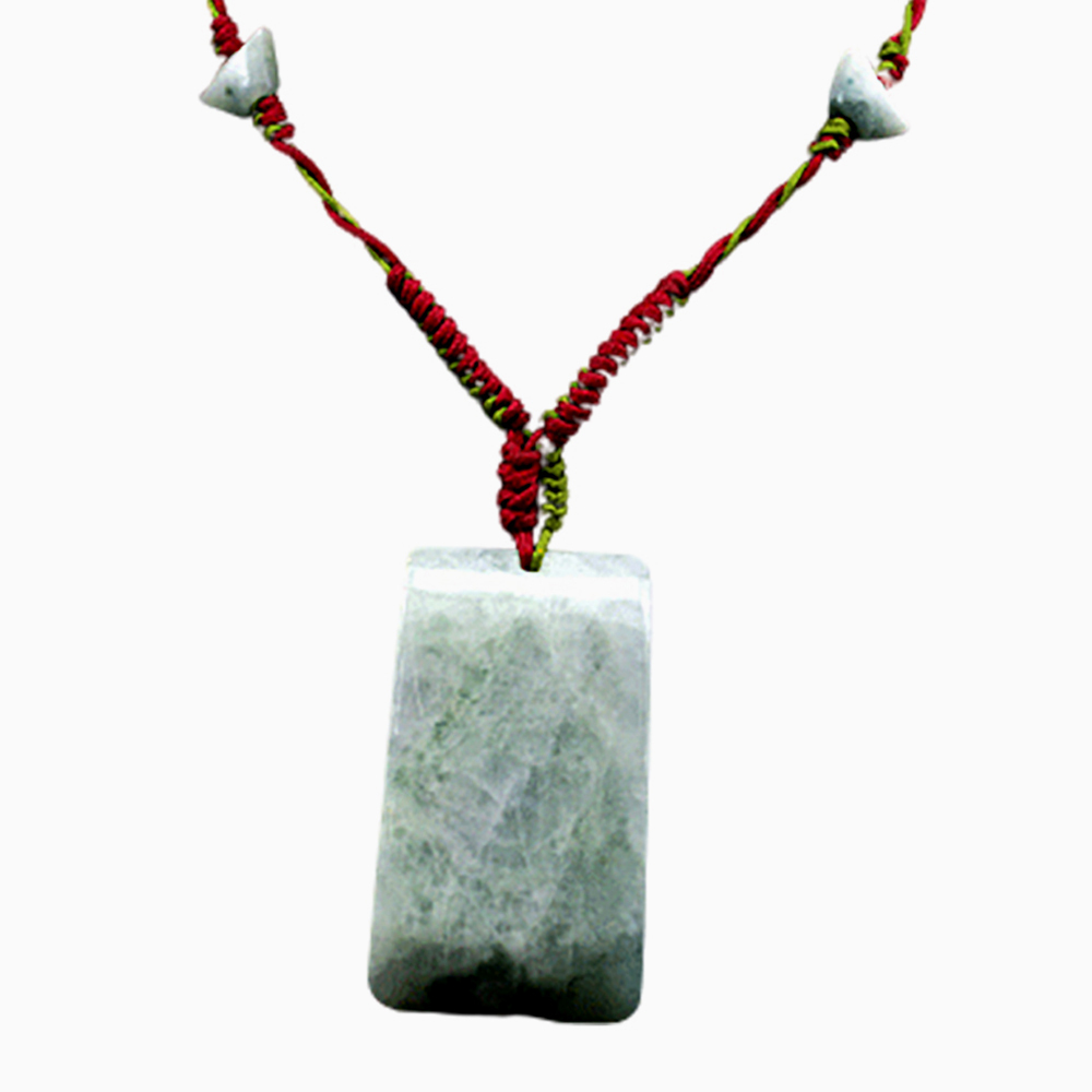 無事牌{花青}玉中國結項鍊【十方】120025