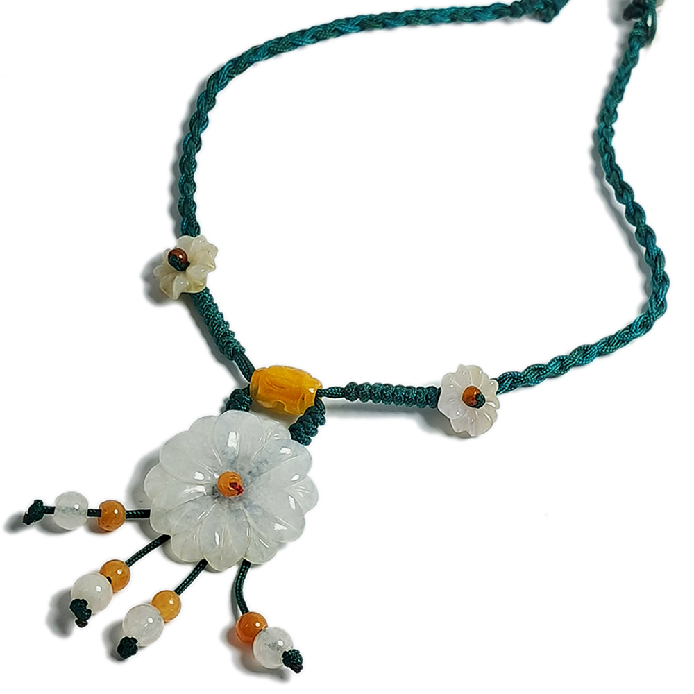 玉花{一路發}中國結項鍊【十方】120026