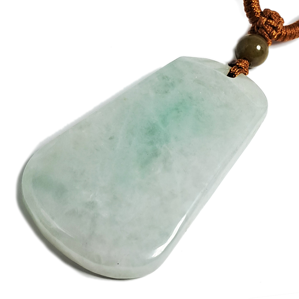 無事牌{湖青}玉中國結項鍊【十方】123539