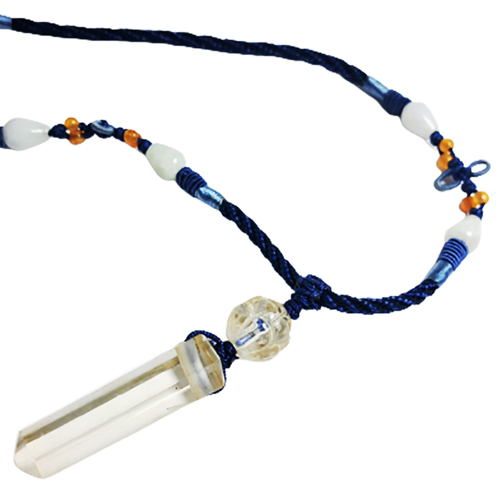 水晶柱{靈擺}中國結項鍊【十方】123554