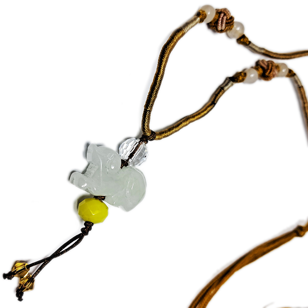 六合貴人生肖{狗兔}玉狗項鍊【十方】123708