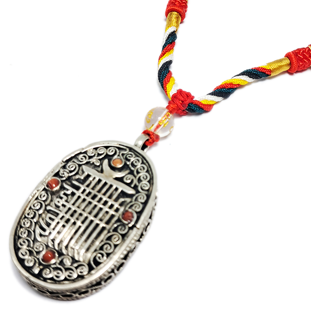 十相自在(白銅)嘎嗚五色線項鍊【十方】126892