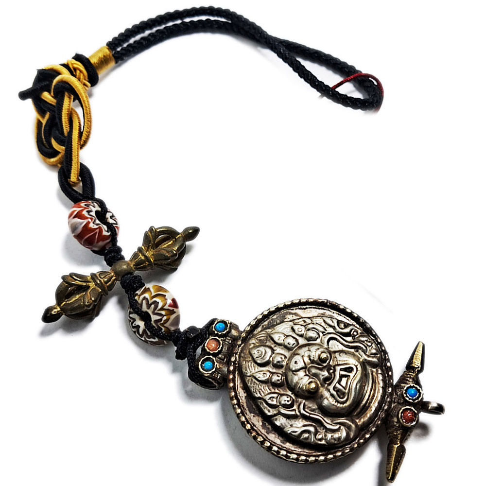 金剛杵(銅)&{瑪哈嘎啦}嘎屋掛飾【十方】127529