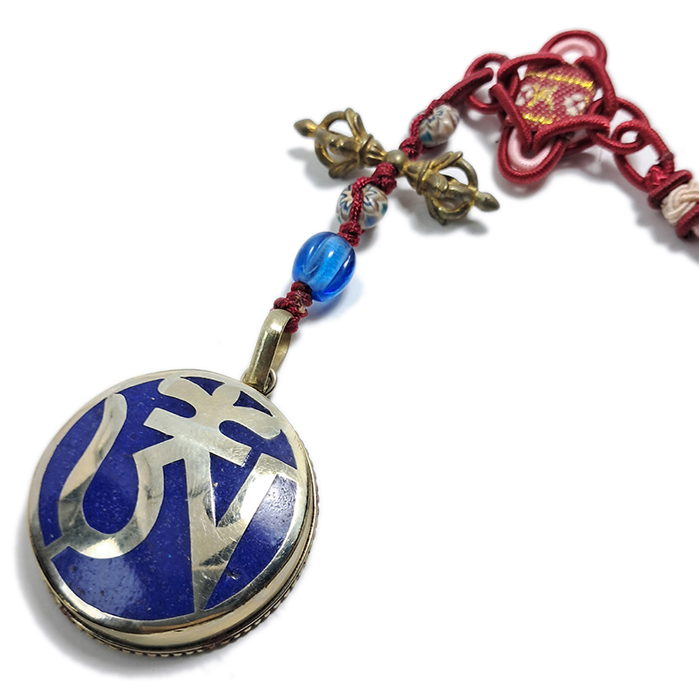 金剛杵&嗡{青金石}嘎屋掛飾【十方】128499