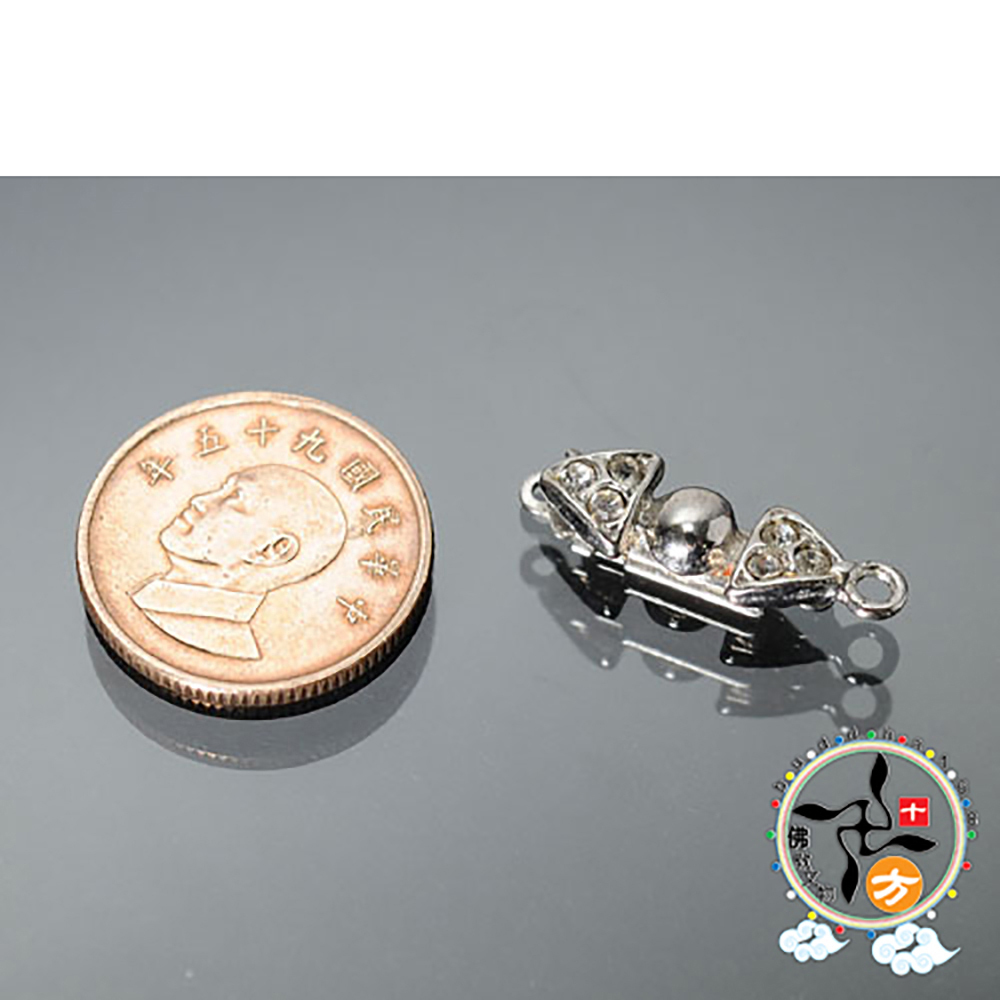 三角形{鑲鑽}扣頭2.3 公分【十方】128998