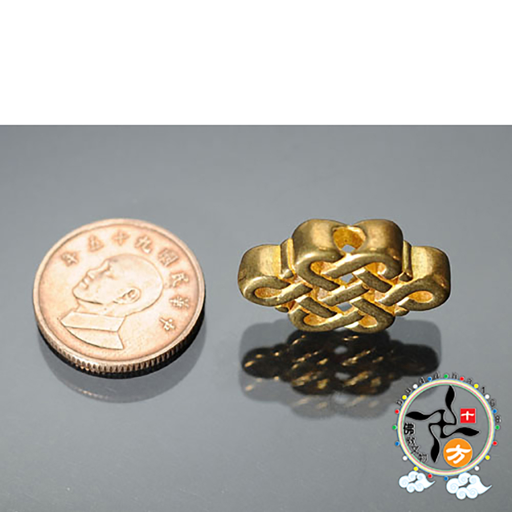 吉祥結(銅)配件1.6*2.2*0.5公分【十方】129023