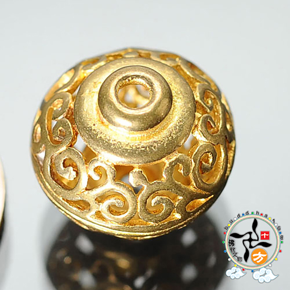 吉祥銅珠{簍空}配件1 .5*1.3 公分【十方】129020