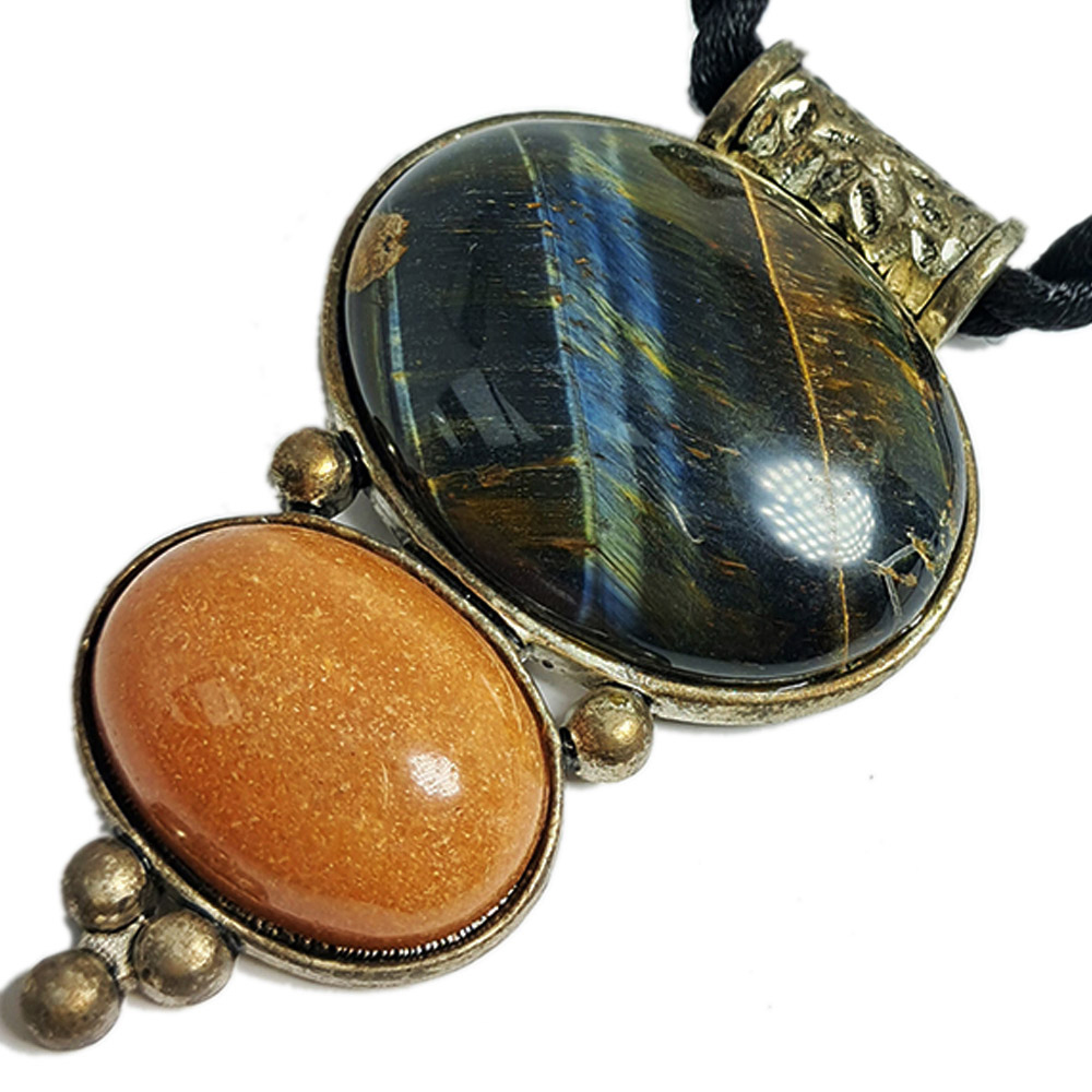 鐵虎眼寶石項鍊【十方】129520