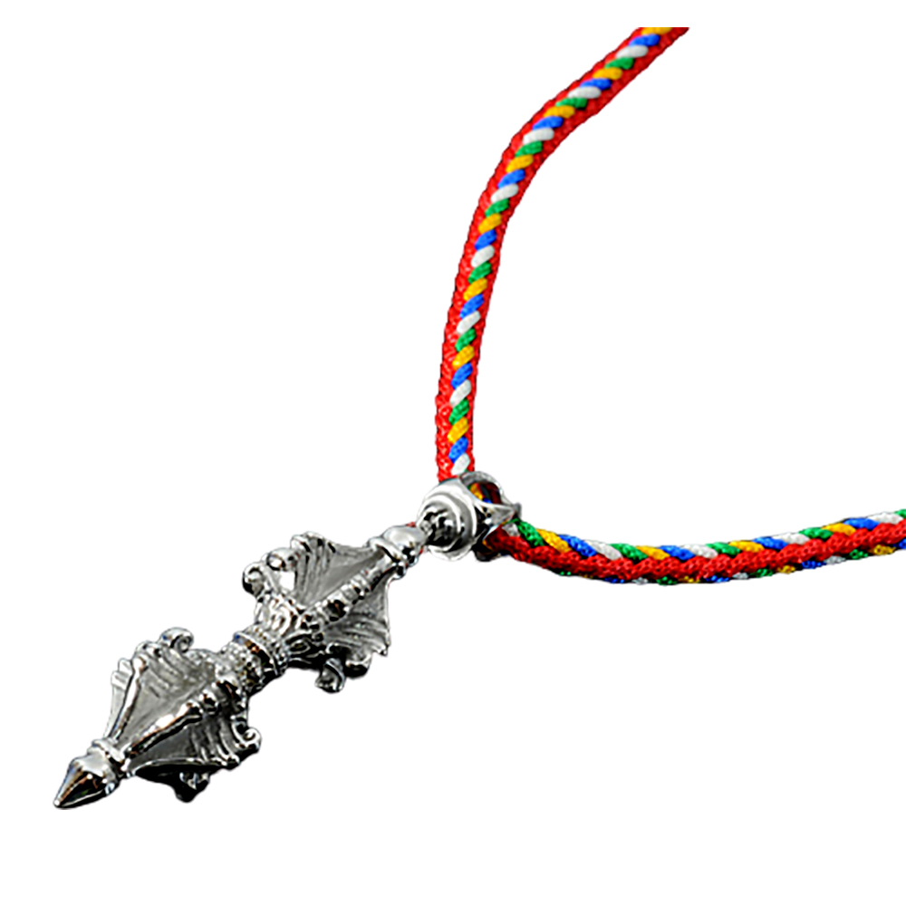 七鈷杵{轉運}五色線項鍊【十方】130236