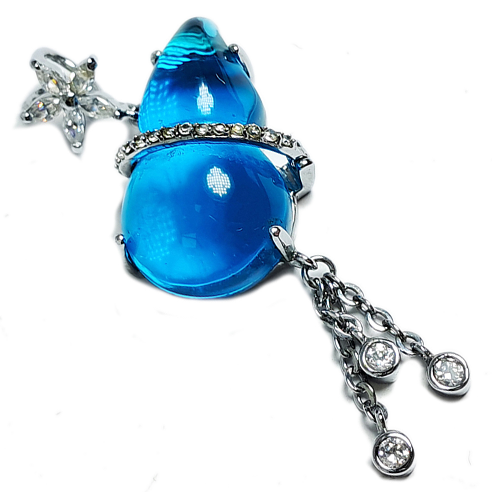 葫蘆{藍曜石}墜飾【十方】132166