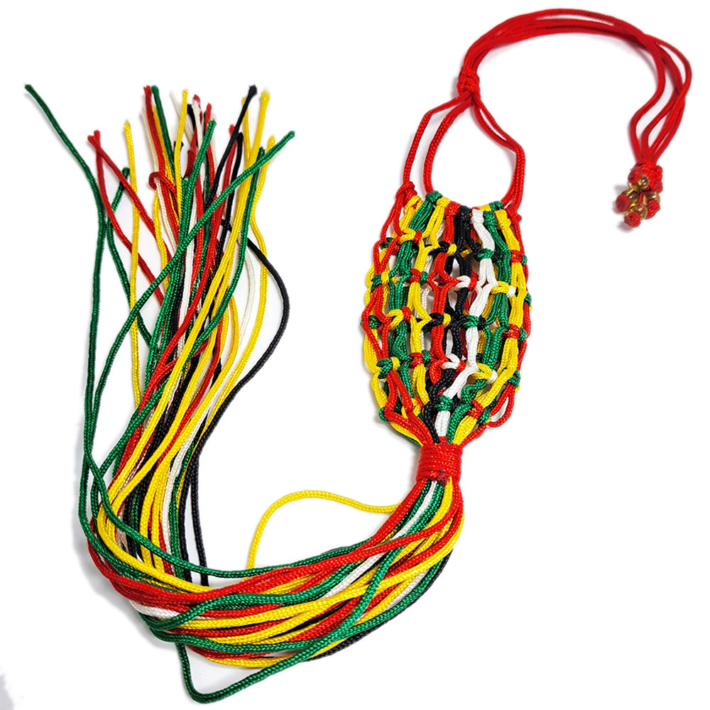 五色線網袋(放圓晶球)【十方】131406