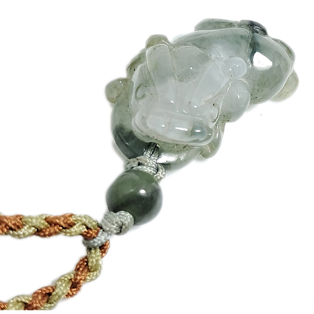 招財貔貅{飄藍花}項鍊【十方】132234