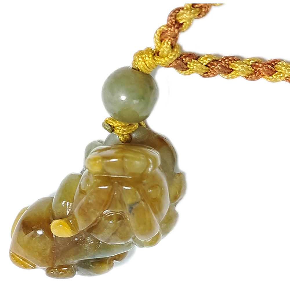 招財貔貅{老蜜糖黃}項鍊【十方】132235