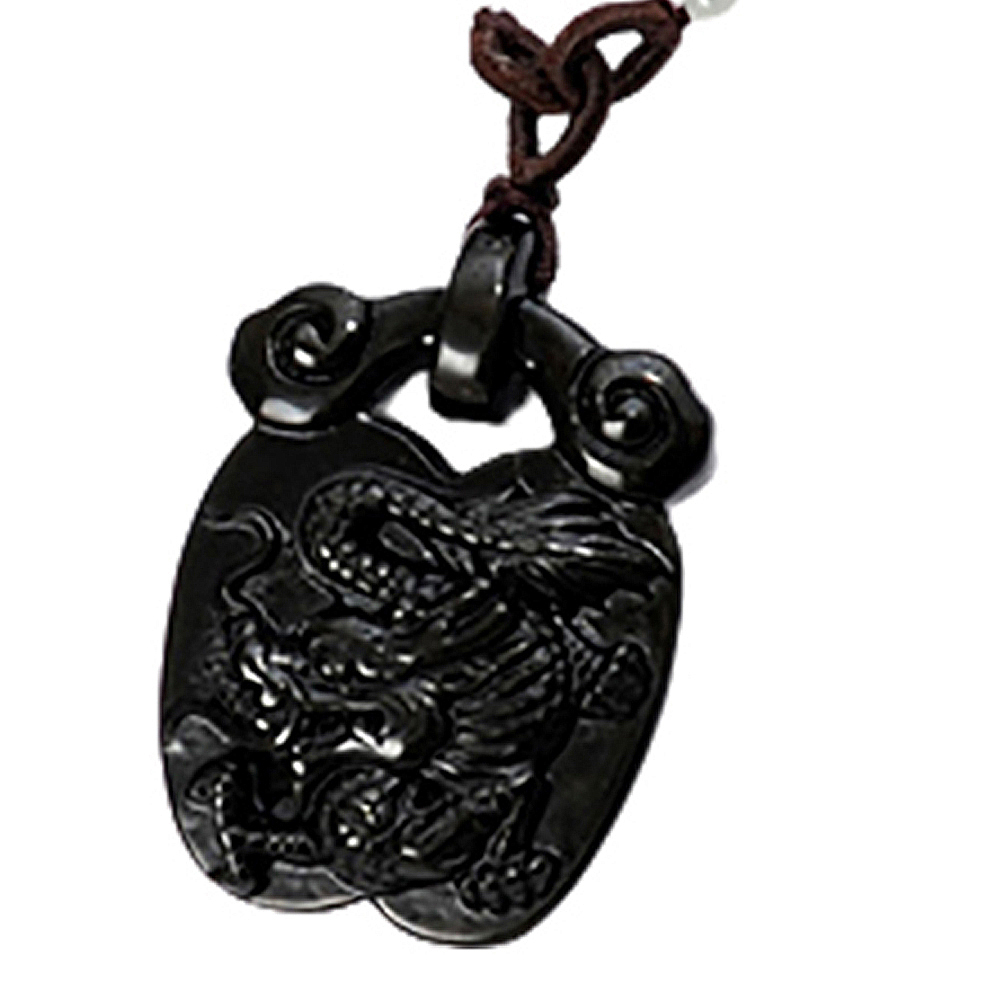 龍如意{黑曜岩}中國結項鍊【十方】132336